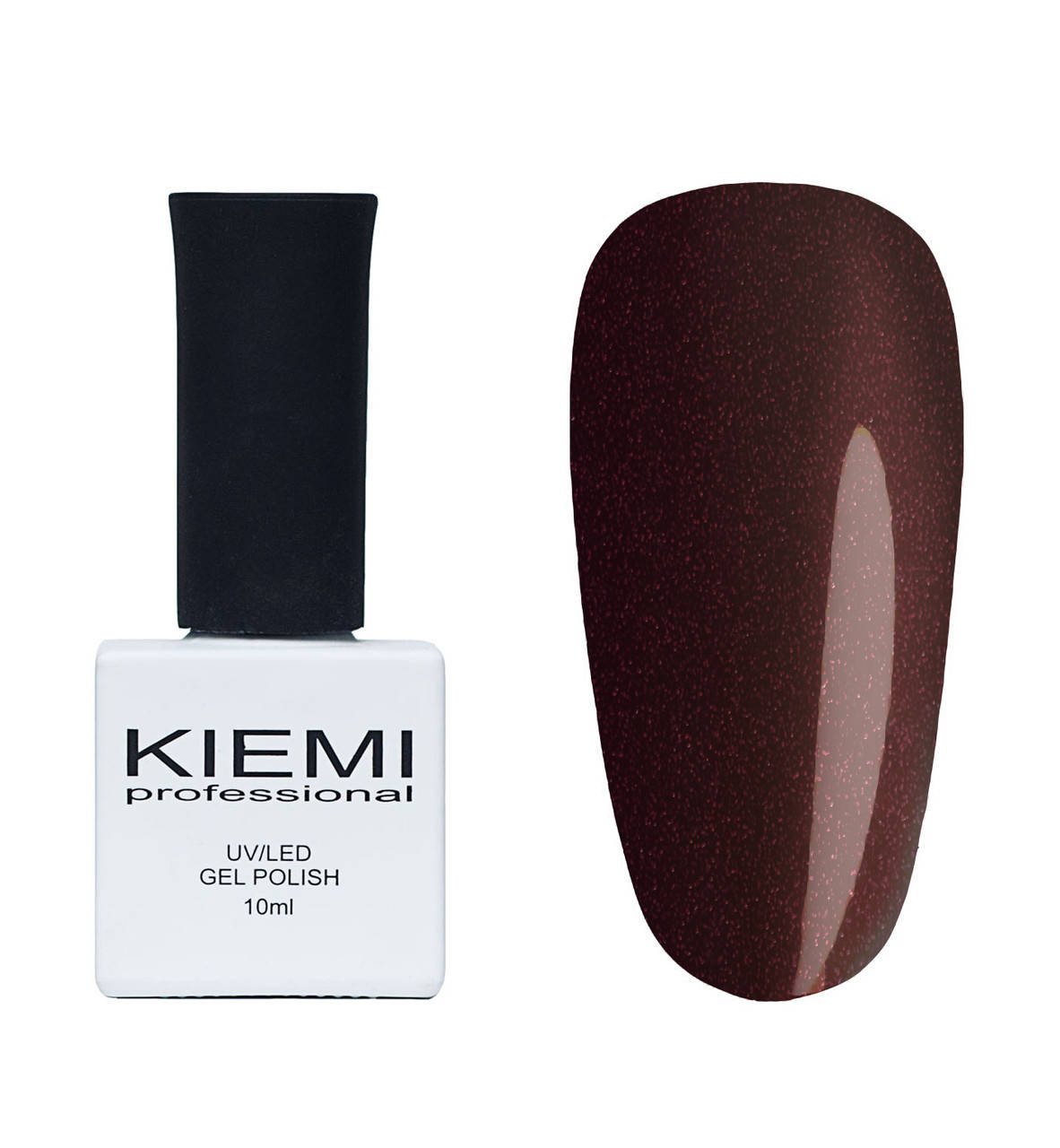 

Гель-лак Kiemi professional № L05 бордово-фіолетова основа з блискіткою, 10ml