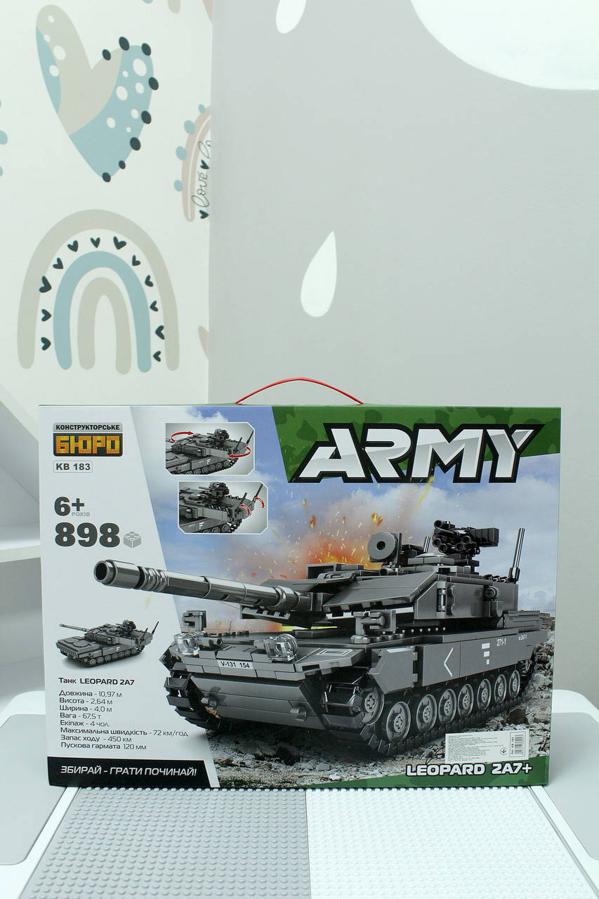 

Конструктор Limo Toy KB 183 танк на 898 дет