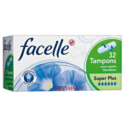 

Facelle Tampons - Женские тампоны шесть капель