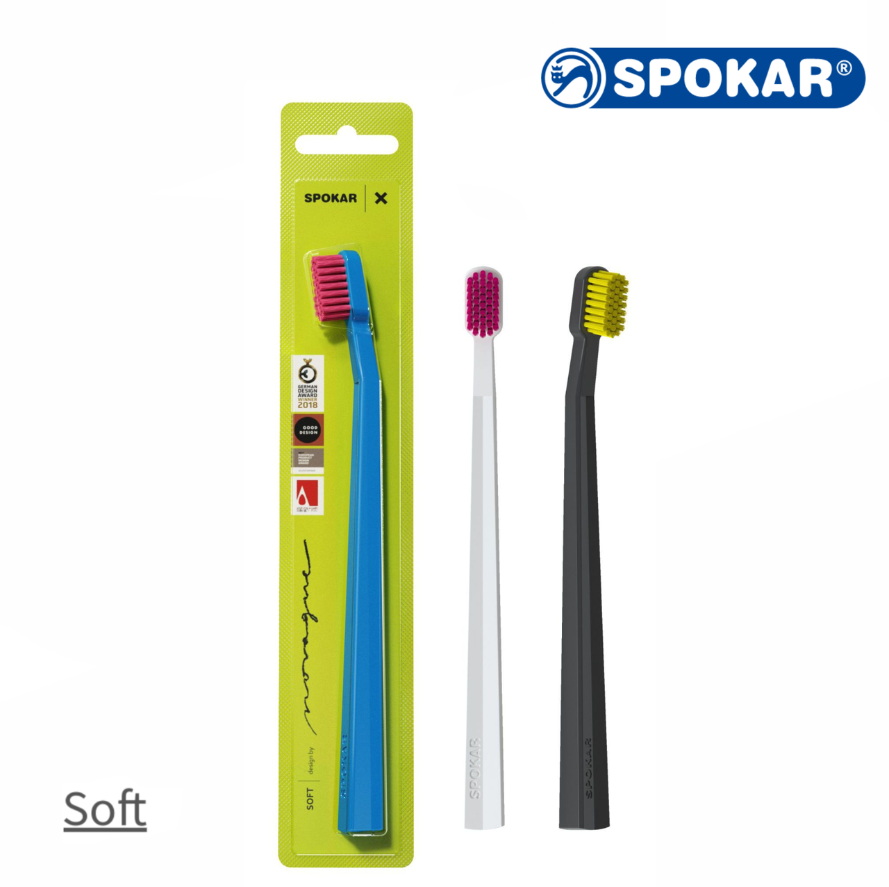 

Зубная щетка Spokar X Soft 3429 мягкая 1 шт