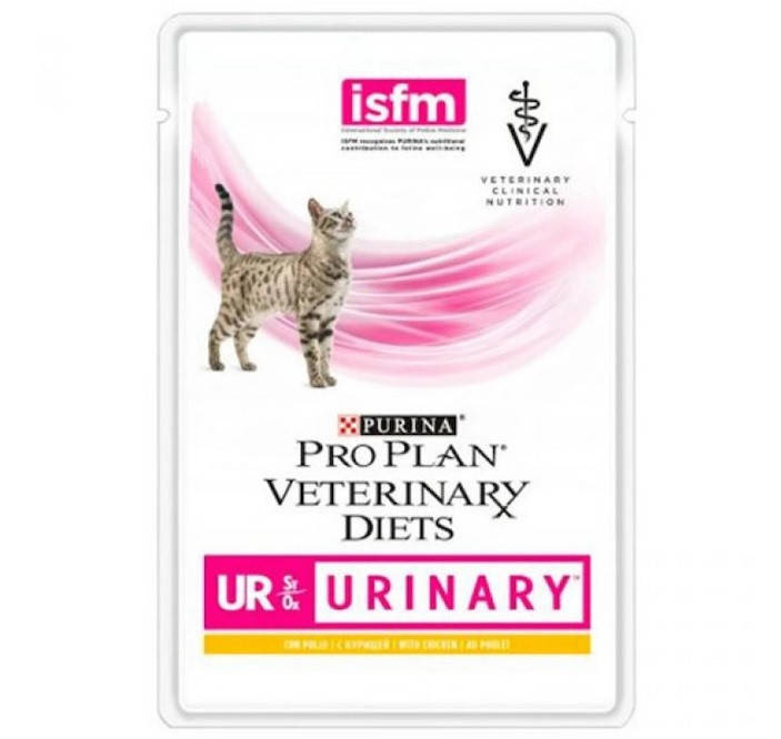 

Purina Pro Plan Veterinary Diets UR Urinary Кусочки в подливке с курицей для кошек, 85 г