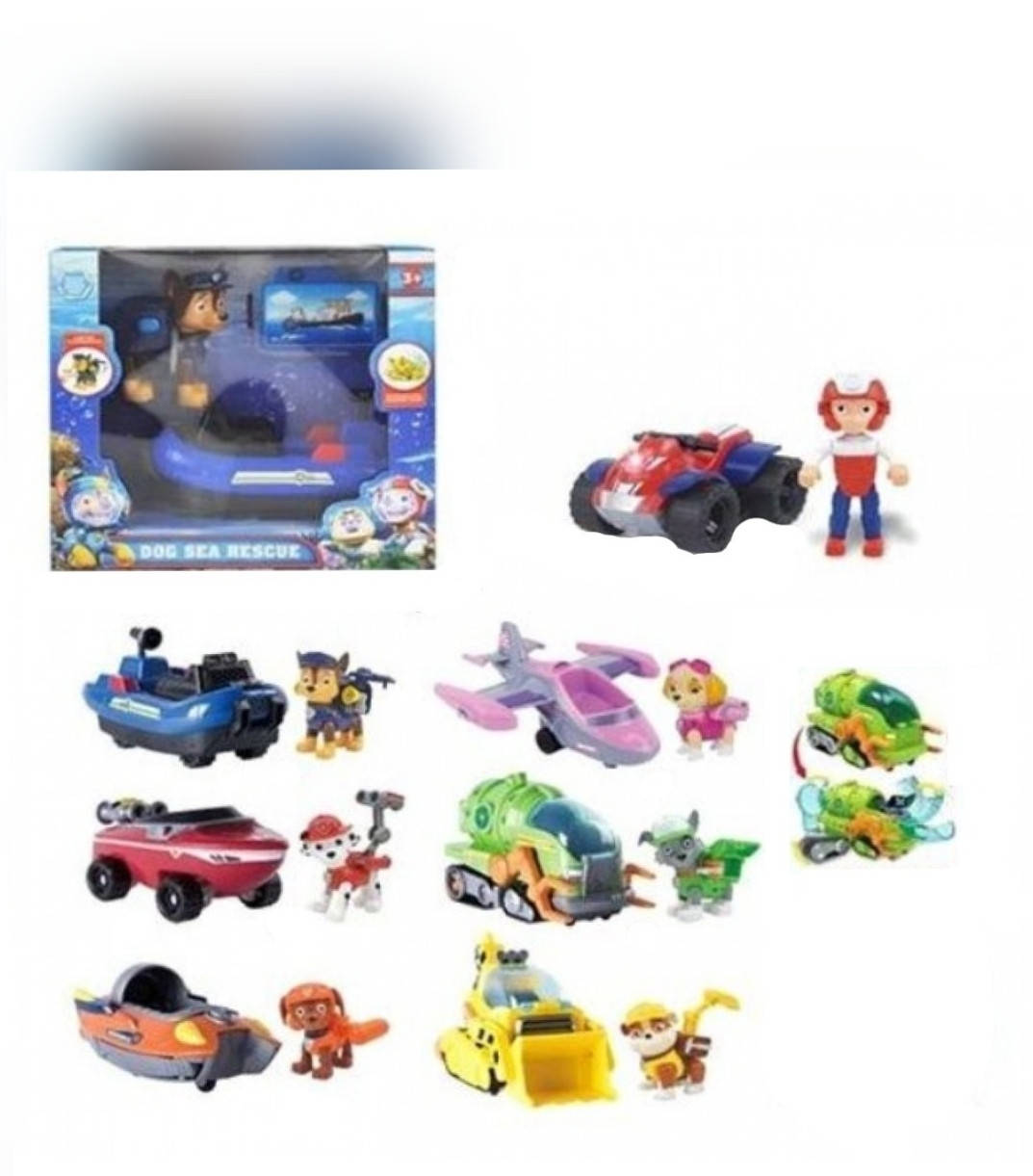 

Набор Щенки спасатели со значком и транспортом 20*19*11 см из серии Морской Патруль