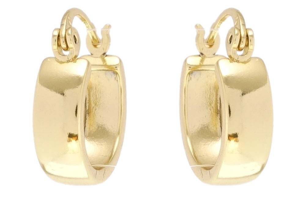 

Серьги Xuping QQMM Позолота 14K замок-булавка "Кольца классика" ø 1,5см
