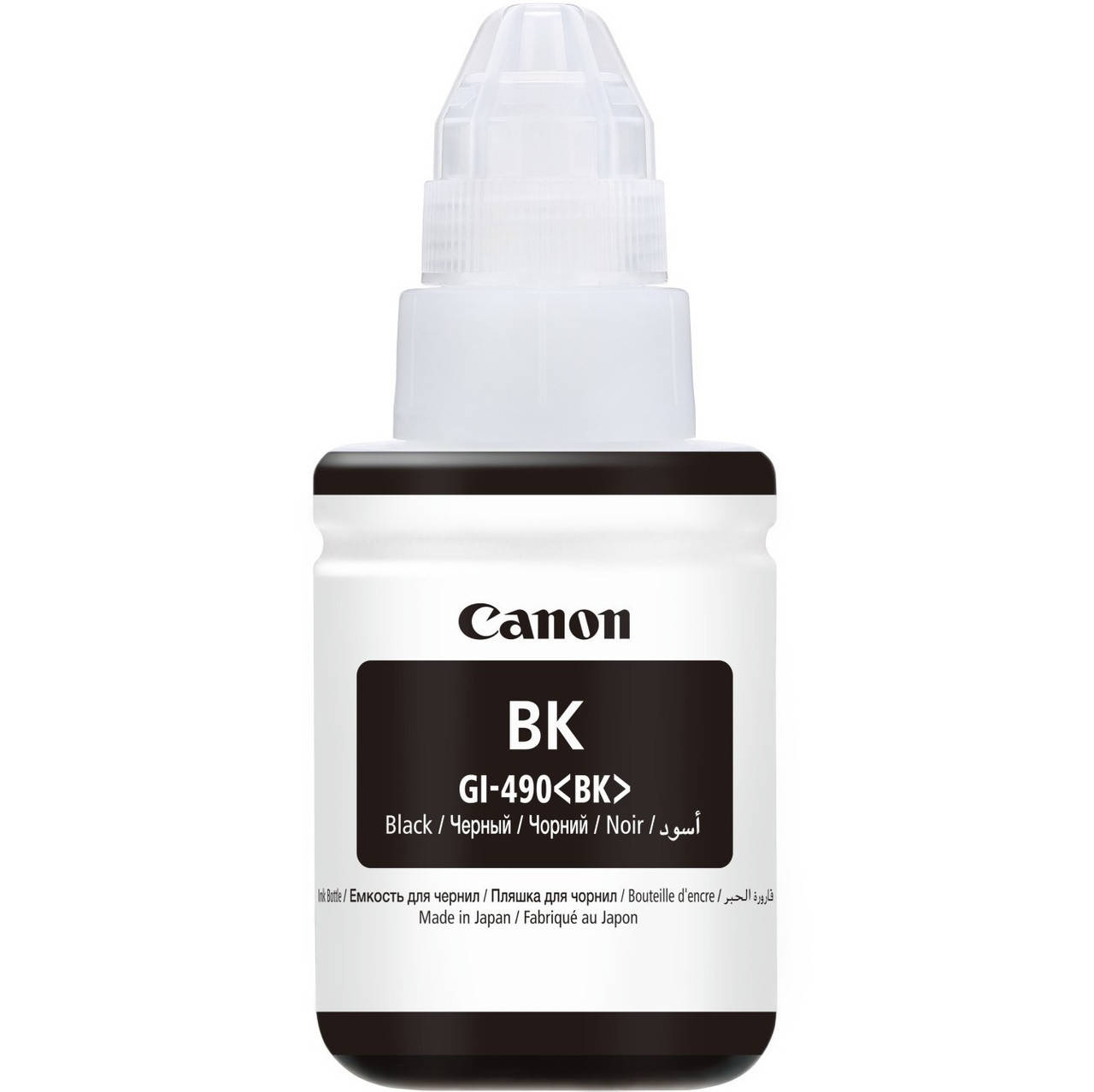 

Контейнер с чернилами Canon для Pixma G1400/G2400/G3400 GI-490B Black (0663C001)