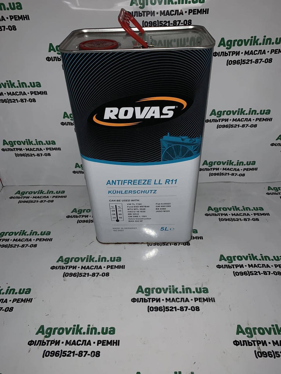 

Антифриз концентрат G11 ROVAS LL R11 (синий) -80