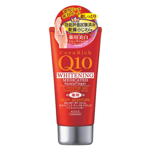 

Японский крем для рук и ногтей KOSE CoenRich Q10 Whitening Deep Moisture Hand & Finger Cream 80г