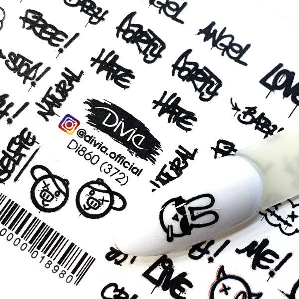 

Divia Наклейки Слайдер-дизайн Di860 №372