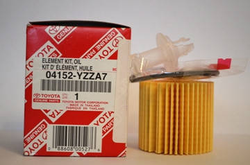 

Фильтр масляный TOYOTA 04152-YZZA7 COROLLA, AURIS, YARIS 1,33 (1NR-FE) 10-