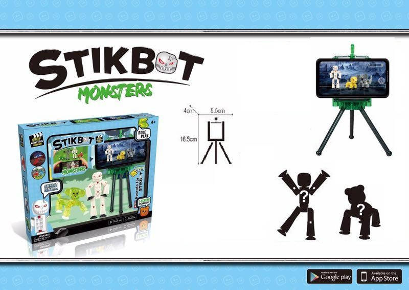 

Анимационная студия (1 человек, 1 животное) Стикбот Монстр Stikbot Monsters JM-03Q