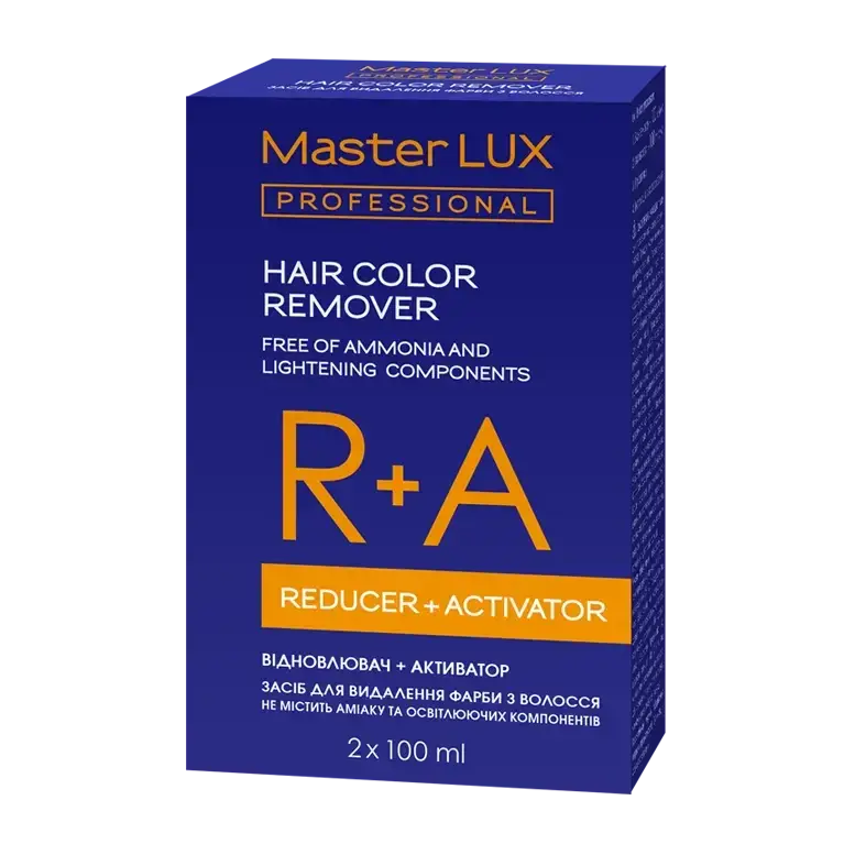 

СРЕДСТВО ДЛЯ УДАЛЕНИЯ КРАСКИ С ВОЛОС MASTER LUX PROFESSIONAL 2 ШТ 100 МЛ