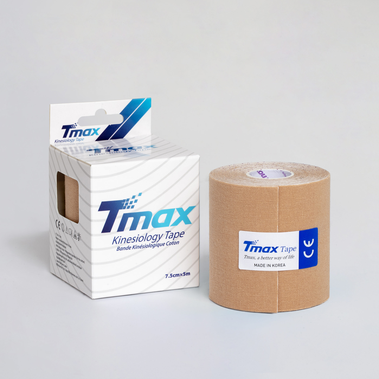 

Кинезио тейп TMAX Cotton 7,5см х 5м (Бежевый)