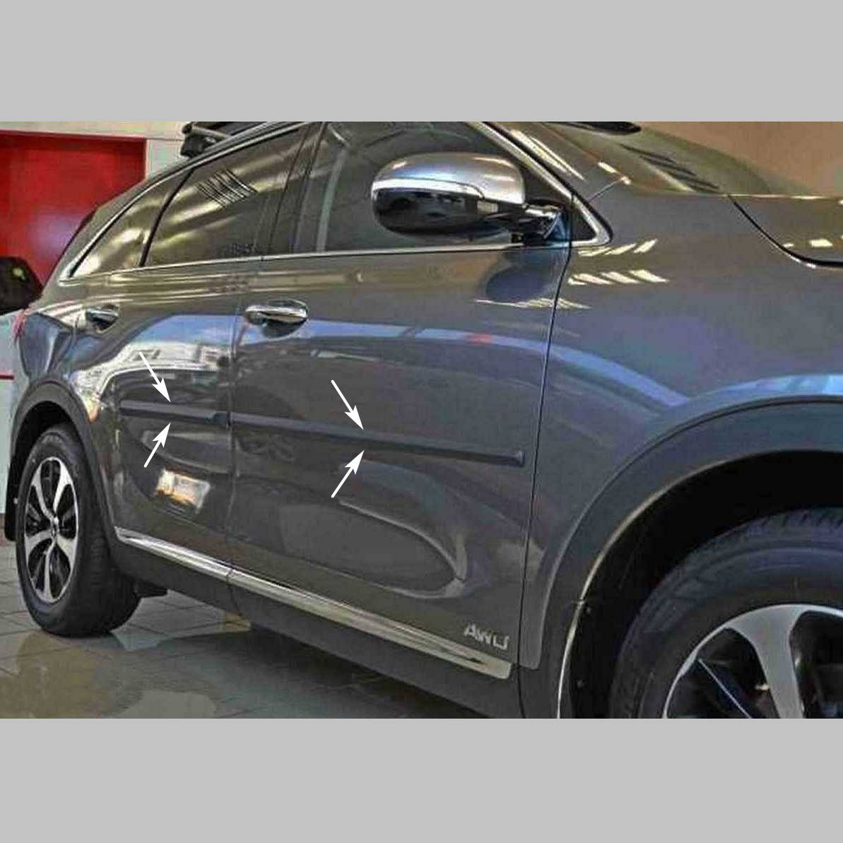 

Молдинги на двери для KIA Sorento Mk3 2015-2020