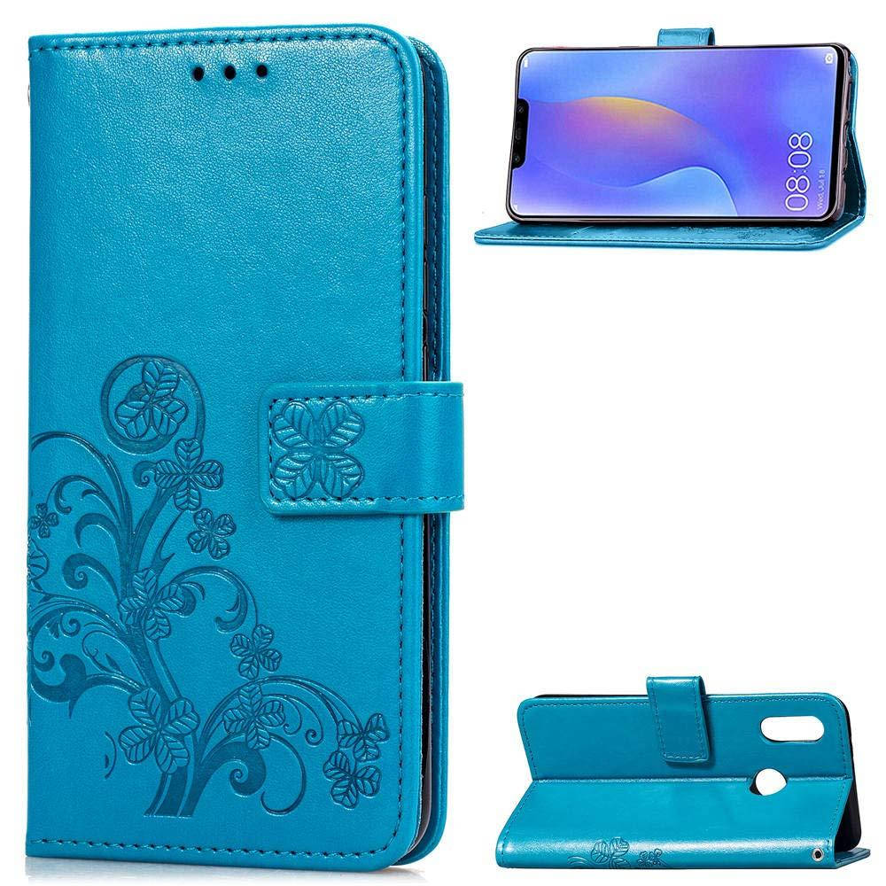 

Чехол Clover для Huawei P Smart Plus / Nova 3i / INE-LX1 книжка кожа PU голубой