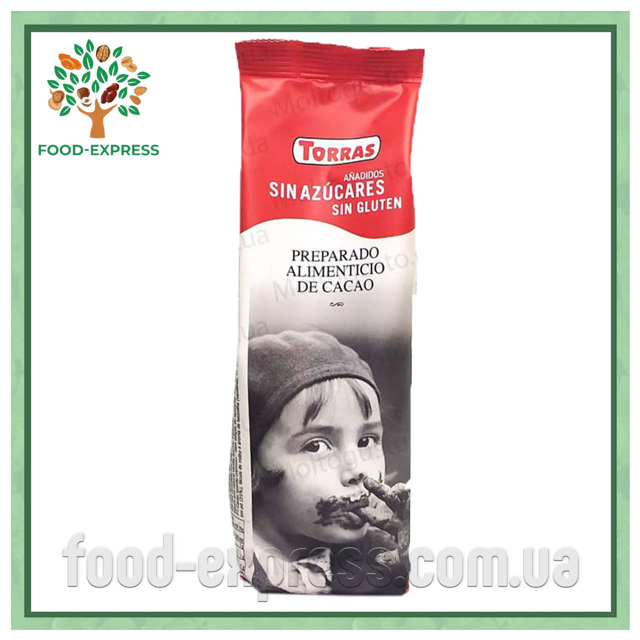 

Горячий шоколад без сахара и глютена Torras 180 г Испания