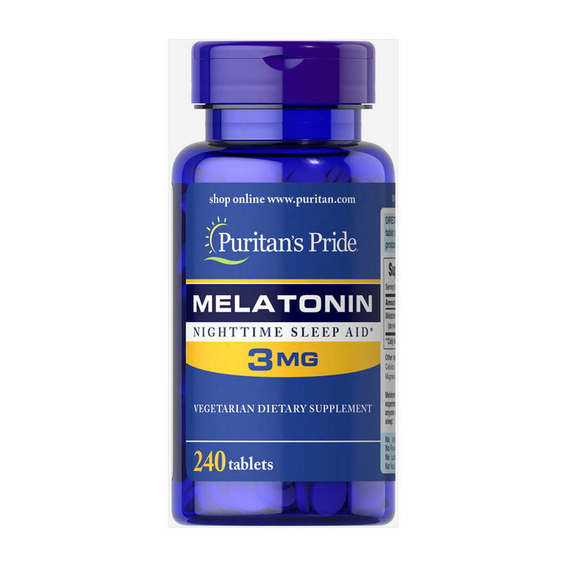 

Мелатонин Puritan's Pride Melatonin 3 mg (240 табл) пуританс прайд