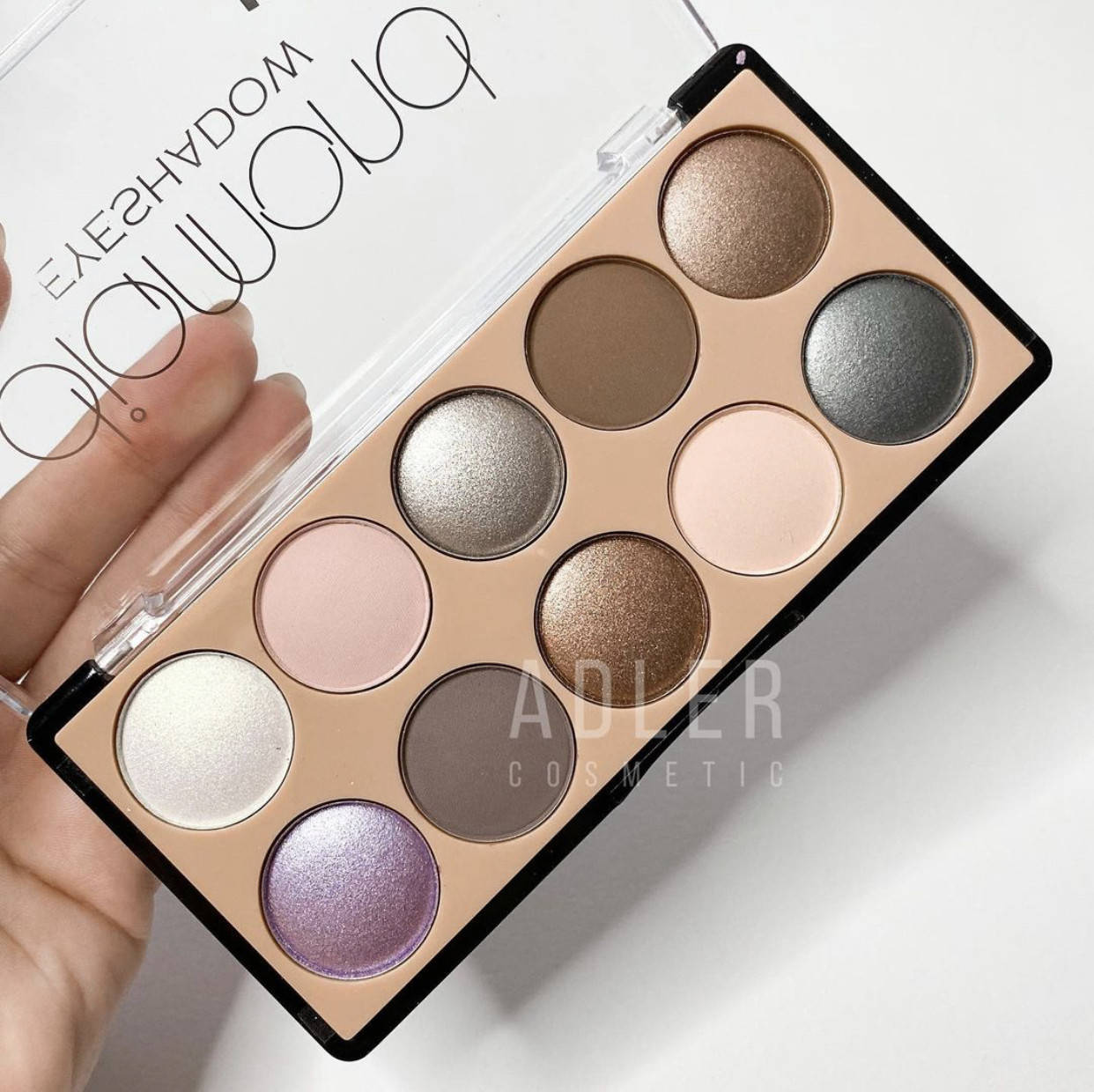

Тени для век MERCI Diamond Eyeshadow # 2N матовые и перламутровые, 10 цветов