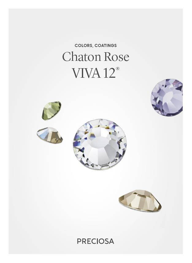 

Карта цветов Preciosa - стразы Viva12 (2020 г.)