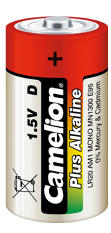 

Батарейка CAMELEON Plus Alcaline D/R20