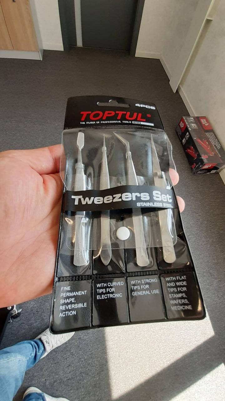 

Набор пинцетов 4шт. TOPTUL JGAA0401