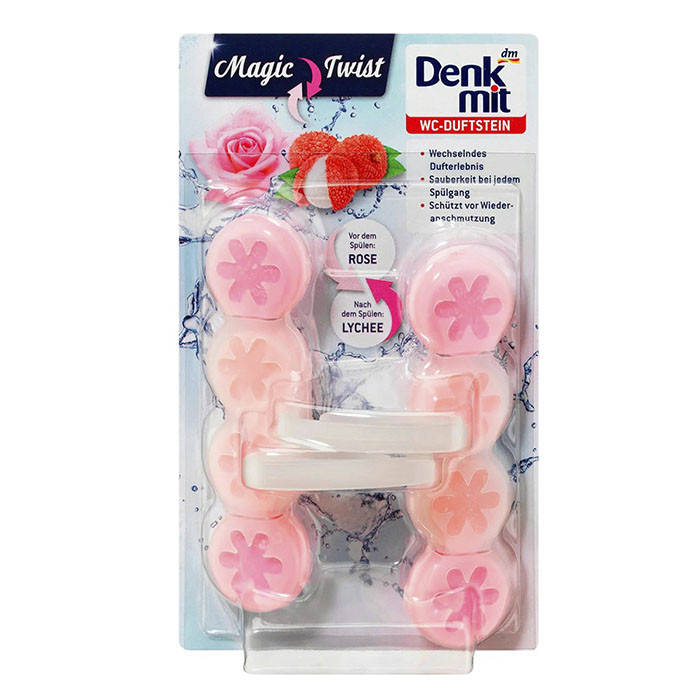 

Туалетный блок для унитаза Denkmit Magic Twist освежитель 2 шт