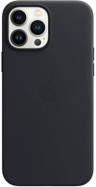 

Кожаный чехол для iPhone 13 Pro Apple Leather Case with MagSafe (Midnight) Черный