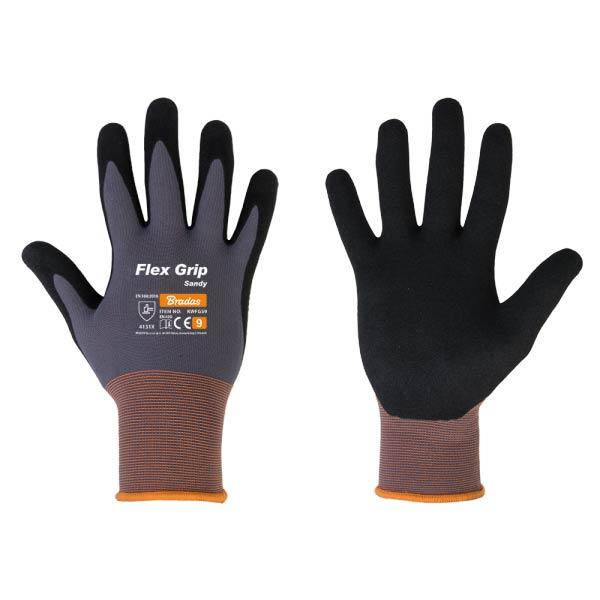 

Перчатки защитные нитриловые, FLEX GRIP SANDY, размер 8, RWFGS8