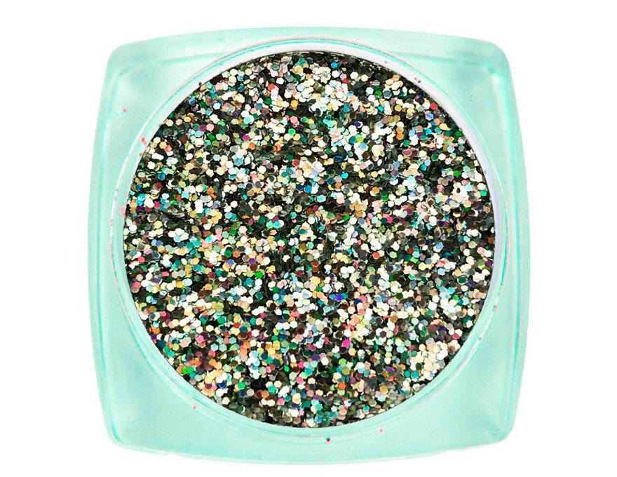 

Komilfo блесточки 104G, размер 0.4 мм, (серебро голограмма) E, 2,5 г