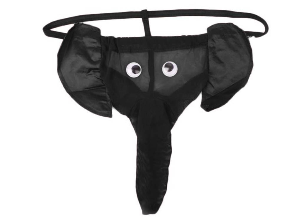 

Эротические мужские трусы Playful Еlephants Черный
