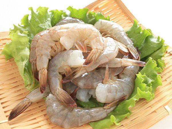 

Хвосты тигровой креветки без головы мороженые 16/20, креветка Тигровая