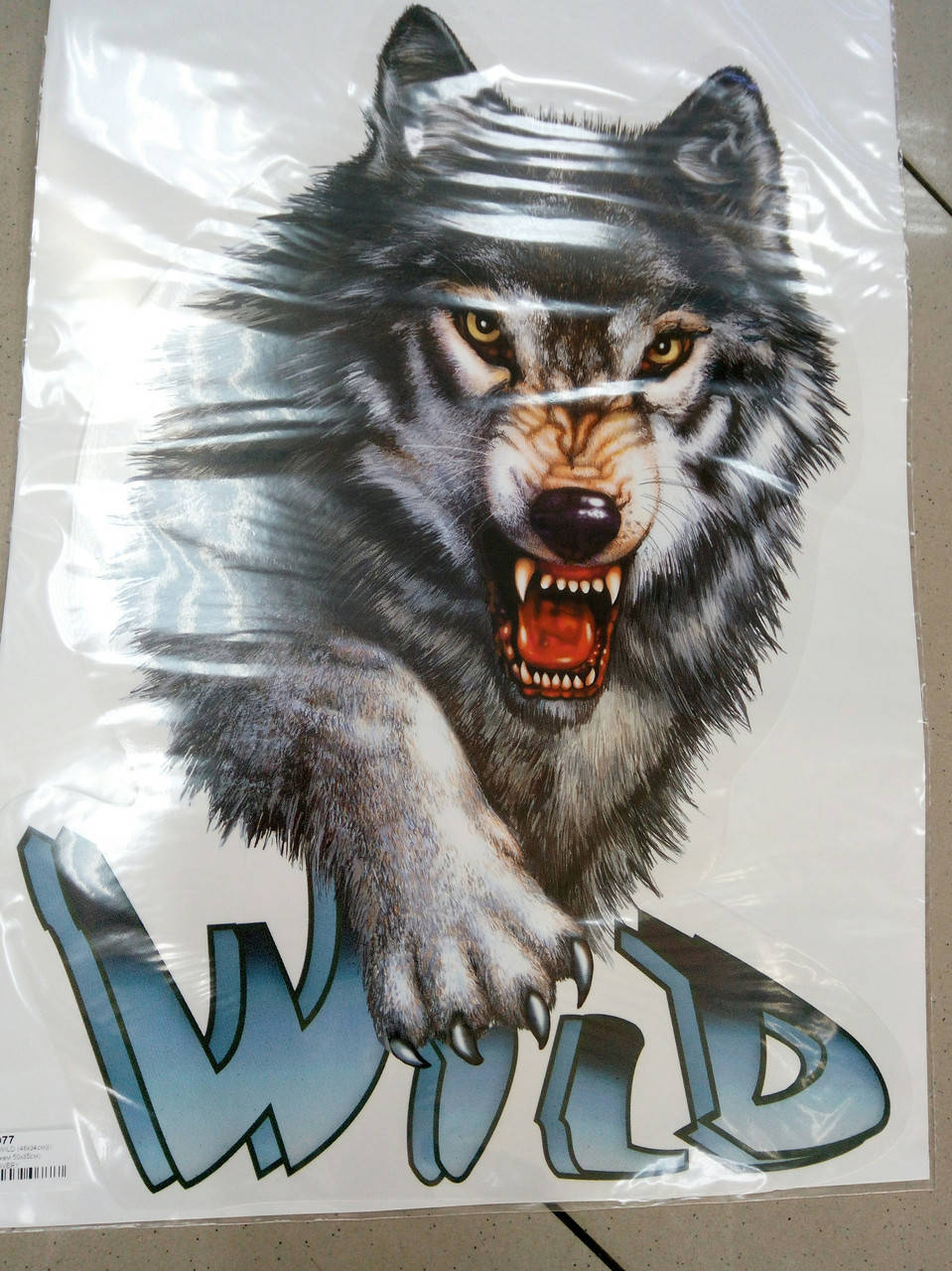 

Виниловая наклейка WILD 46х34 см