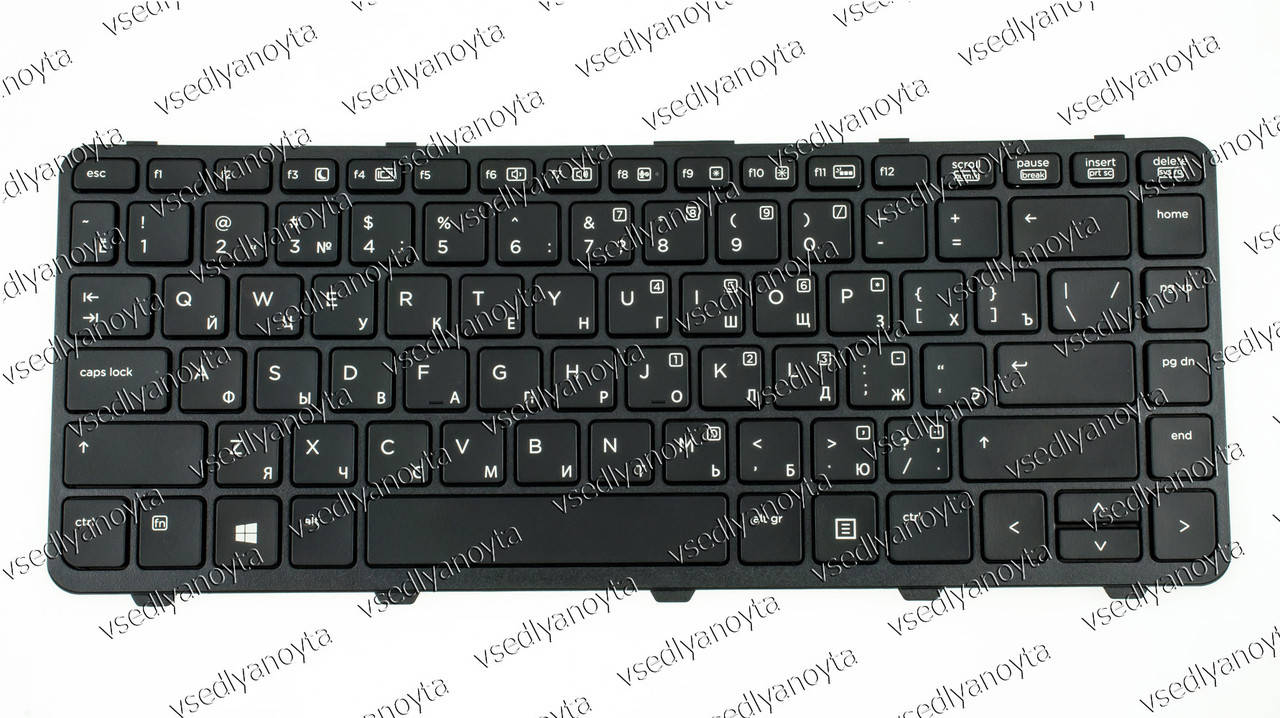 

Клавиатура для ноутбука HP (ProBook: 640 G1, 645 G1) rus, black, подсветка клавиш (ОРИГИНАЛ), Черный