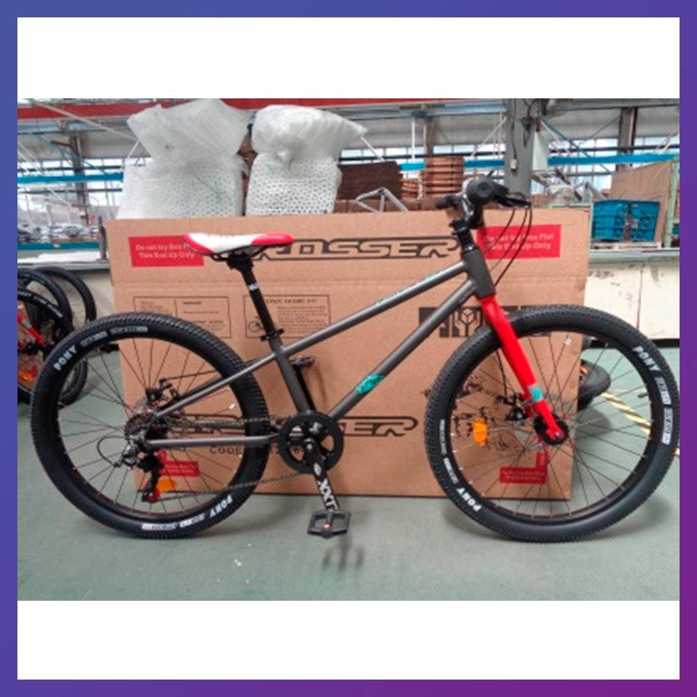 

Велосипед детский на алюминиевой раме Crosser Super light 20" рост 130-150 см возраст 7 до 11 лет серый