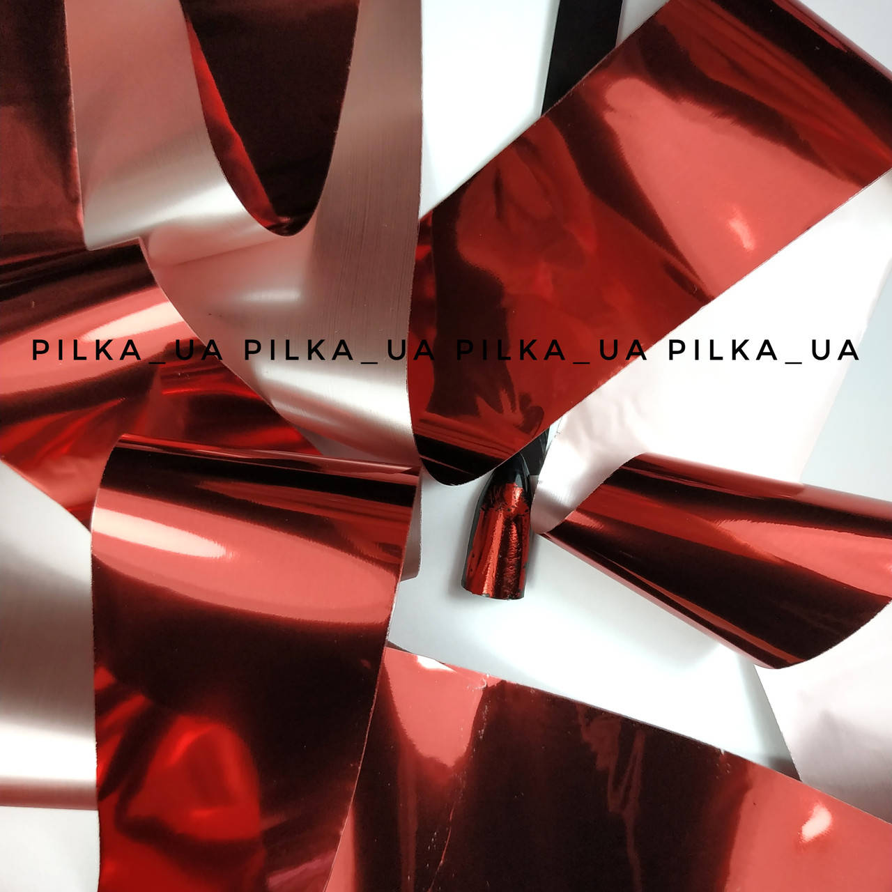 

Фольга для ногтей(кракелюр) красная 1 м