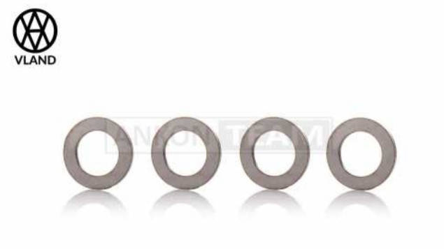 

Шайбы тюнинга вариатора переднего Honda DIO AF18, TACT AF16 4 шт (12,1/19,8 mm) 0.8/1.0/1.2/1.5 mm "VLAND"