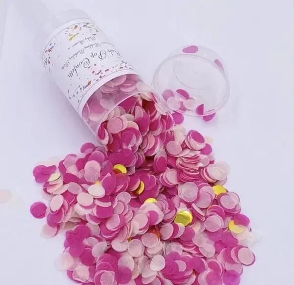 

Хлопушка многоразовая Push Pop (17 см) малиновый микс