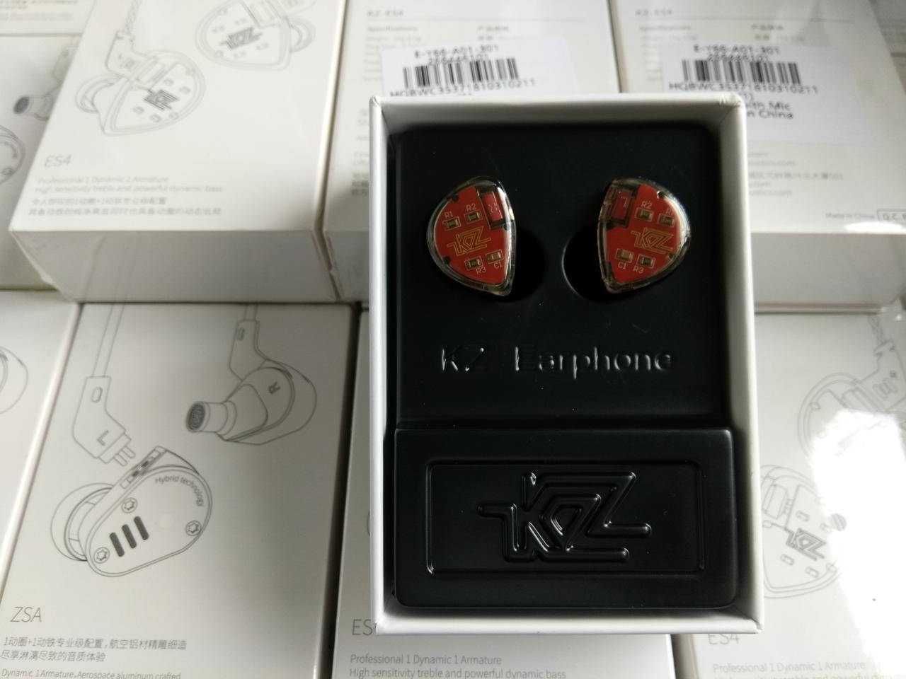 

Наушники KZ ES4 HiFi с микрофоном