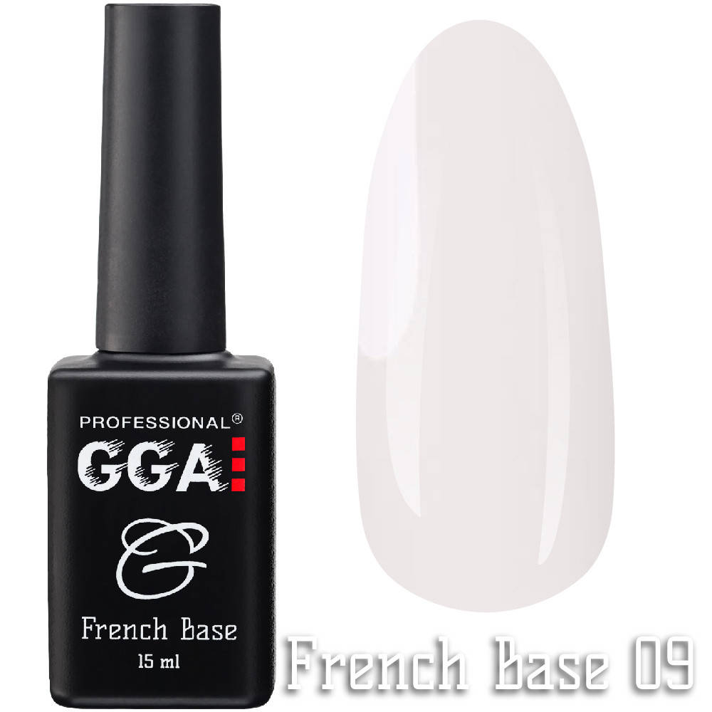 

Френч каучуковая база French Base GGA Professional Тон 09 15мл.