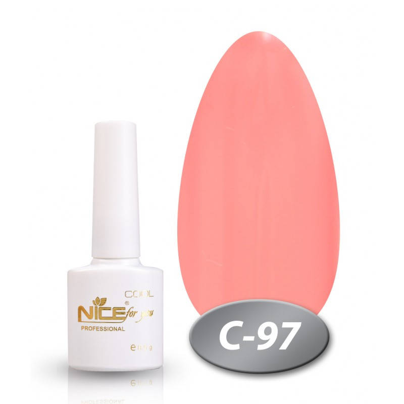 

Гель-лак Nice for you Cool C-97 розовая карамель 8,5 мл