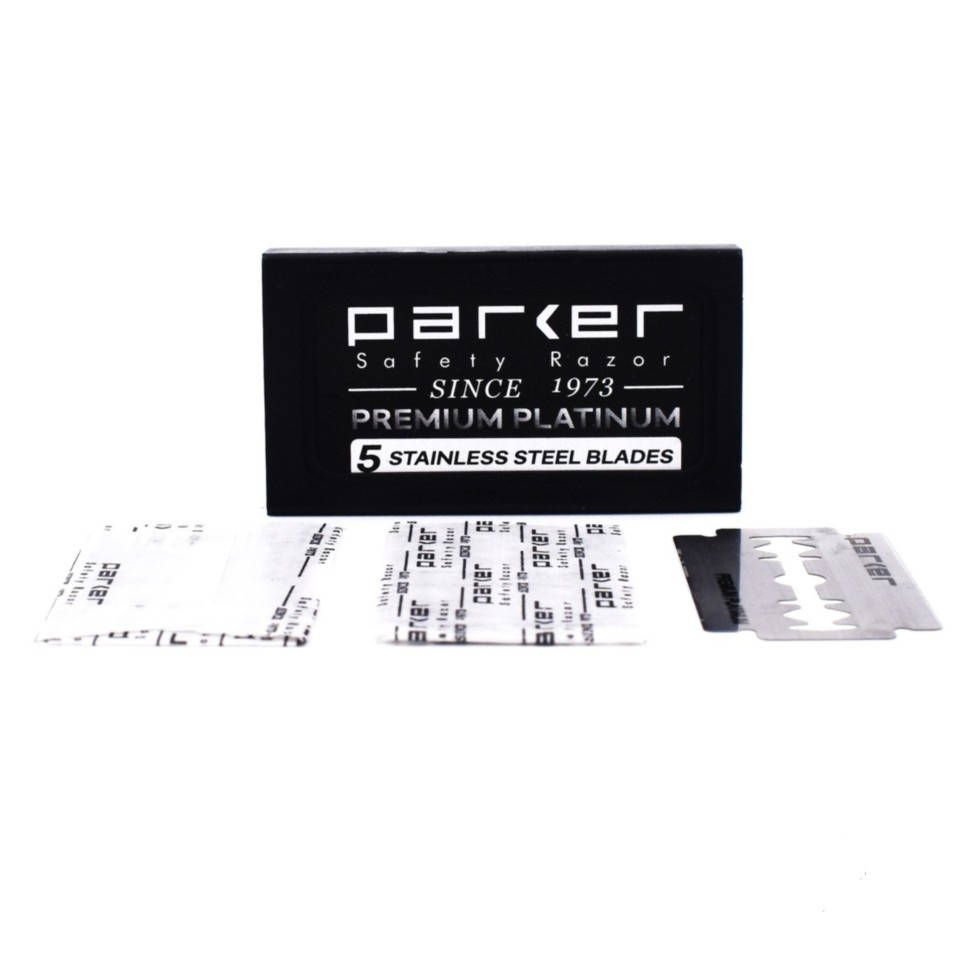 

Леза для бритви Parker Premium Double Edge Razor Blades (5 лез)
