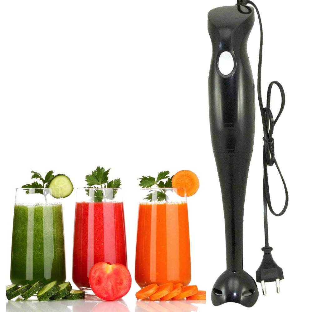 

Компактный погружной блендер от сети с железной насадкой WK-1702 Черный