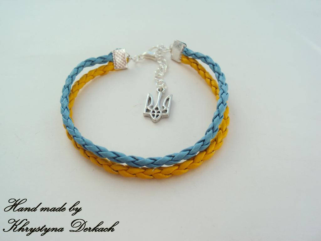 

Браслет герб України тризуб трезубец Украина