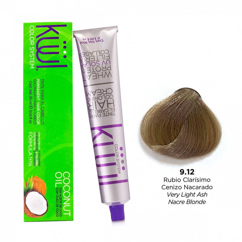 

Крем-краска для волос Kuul Color System №9/12 Very Light Ash Nacre Blonde 90 мл