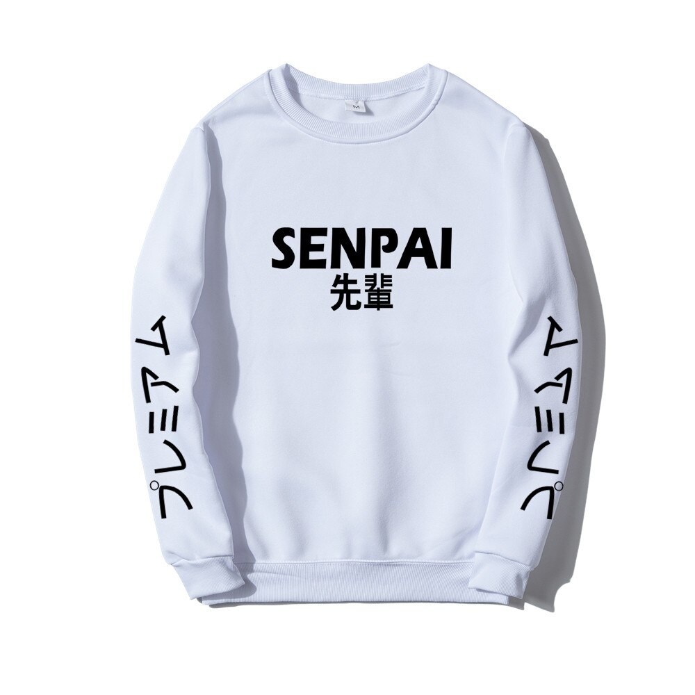 

Свитшот белый LOYS Аниме SENPAI