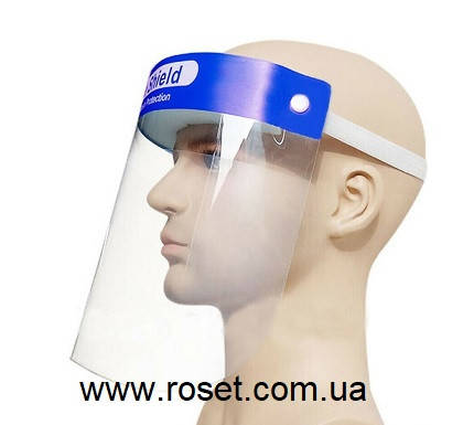 

Антивирусный защитный экран для лица пластиковый Face Shield