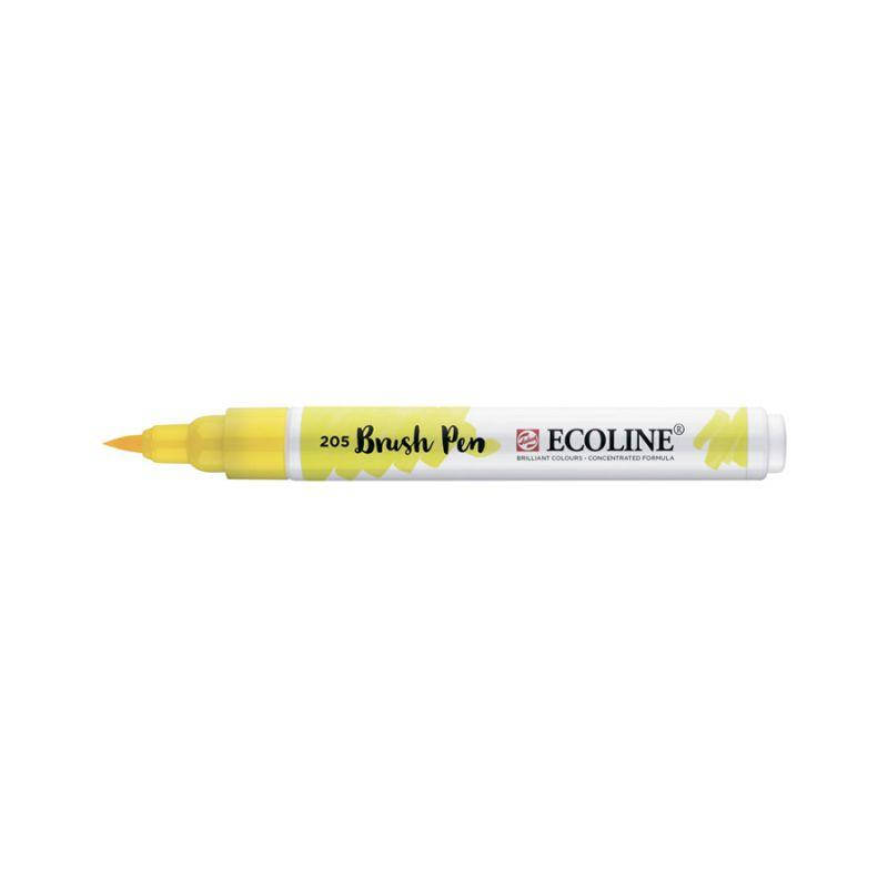 

Ручка-кисточка Ecoline Brushpen (205), Желтая лимонная, Royal Talens