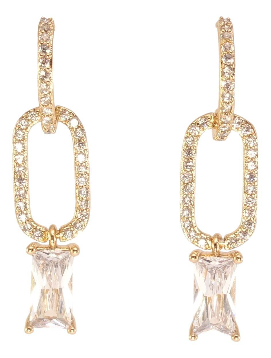 

Серьги Xuping Позолота 18K подвески на гвоздиках "Овальные подвески с инкрустацией цирконием и кристаллом"