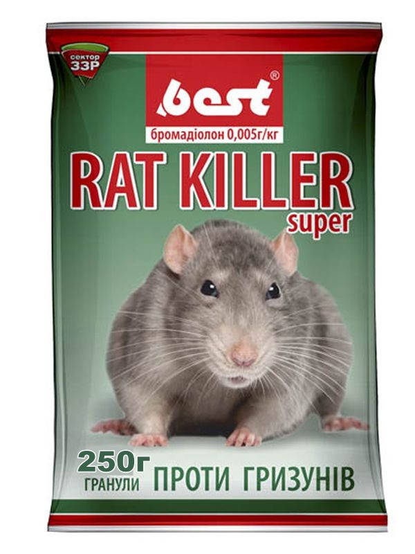 

Крысиная смерть Rat Killer гранулы 250г Польша