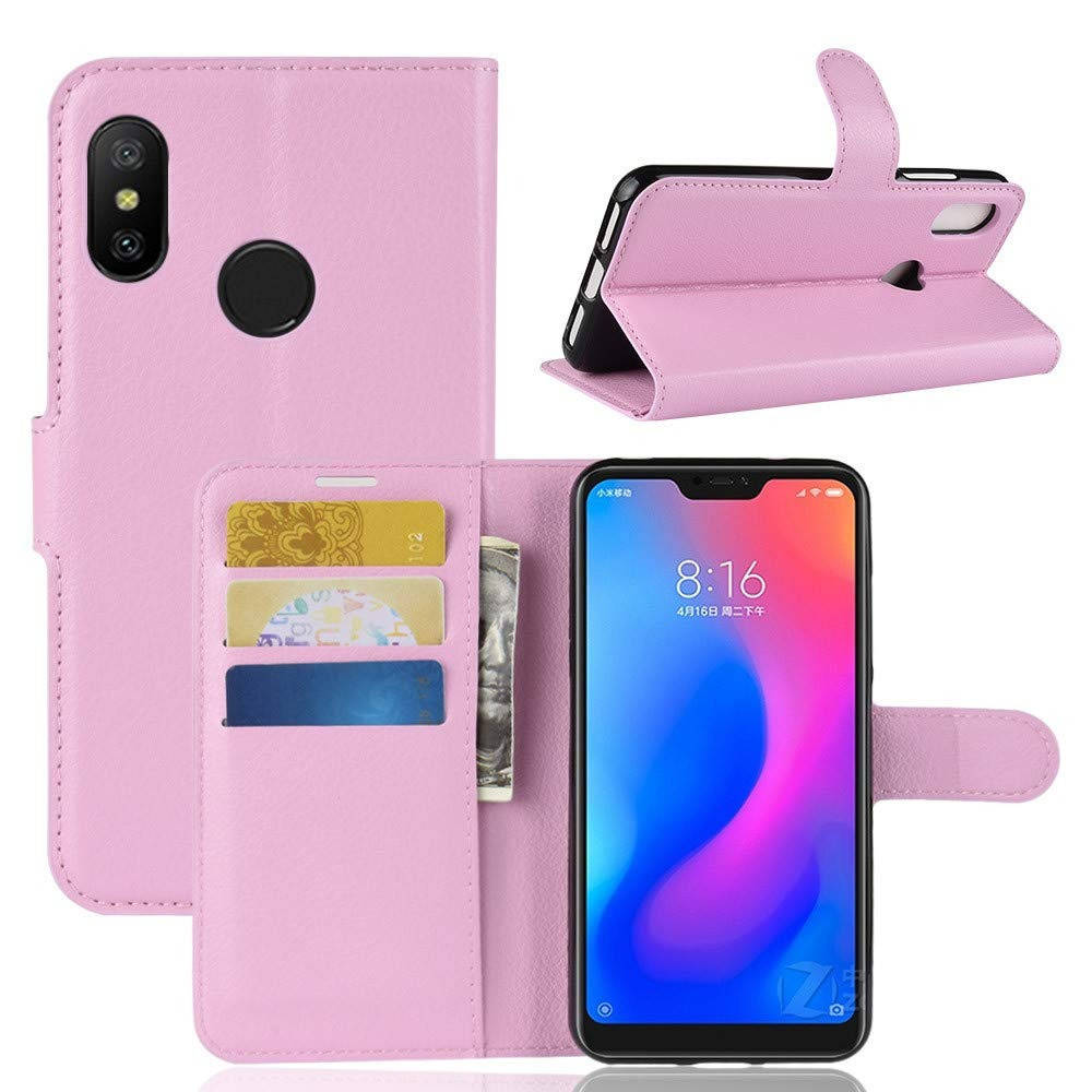 

Чехол-книжка Litchie Wallet для Xiaomi Redmi 6 Pro / Mi A2 Lite Светло-розовый