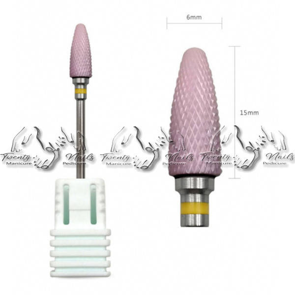 

Фреза керамическая (розовая) FK-015 LUX