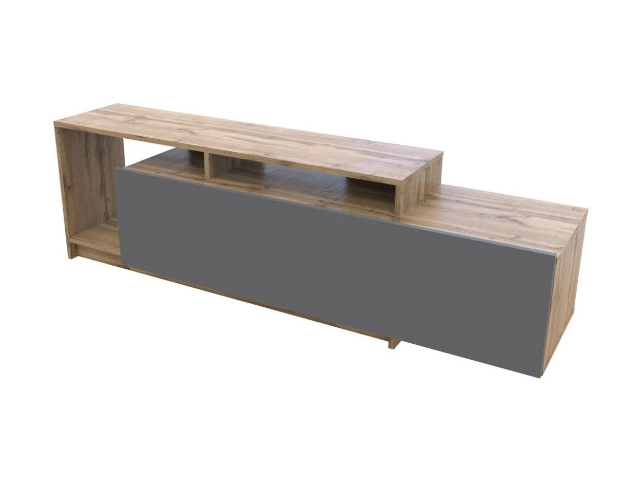 Стінка у вітальню Doros U2 Тахо Графіт ДСП 160х38х48 (41510106) 7